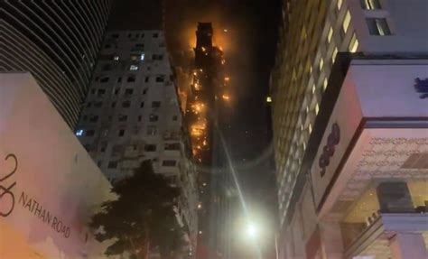 海員之家大火|香港尖沙咀建築地盤爆四級大火：目擊者形容 ...